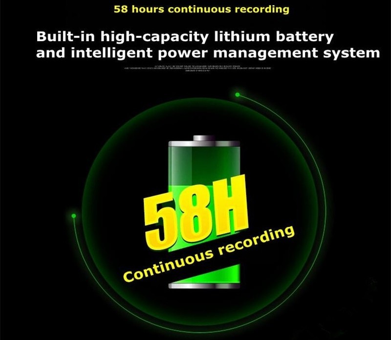 58h बैटरी जीवन