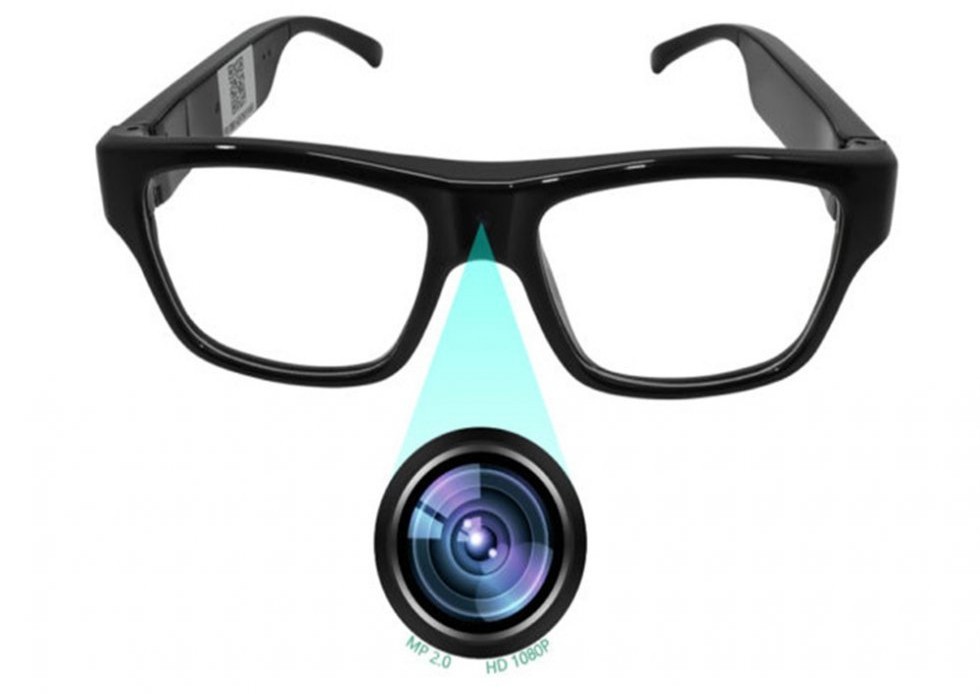 फुल एचडी कैमरा वाईफाई लाइव वीडियो ट्रांसमिशन के साथ जासूसी चश्मा