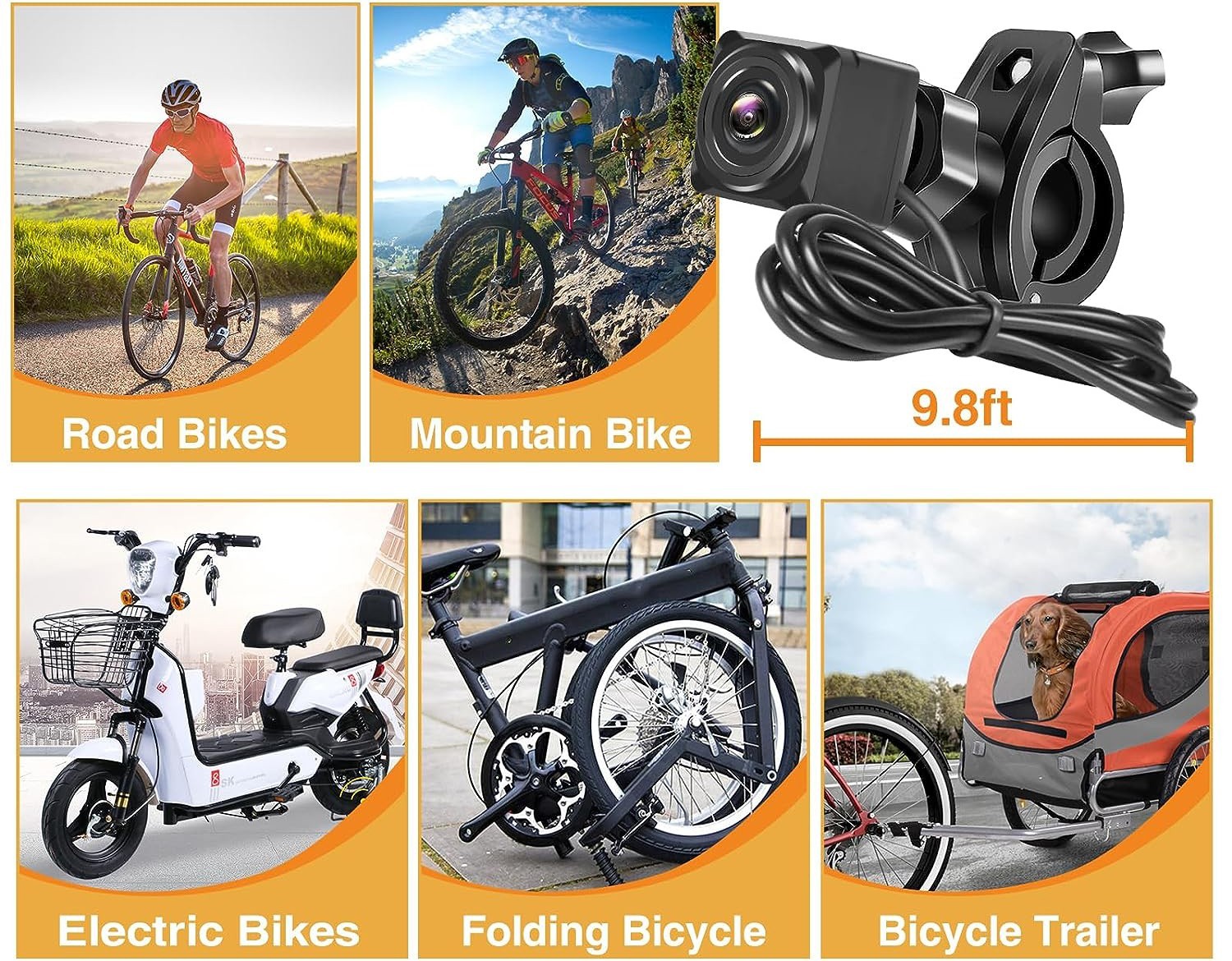साइकिल कैमरा बाइक कैम - उपयोग