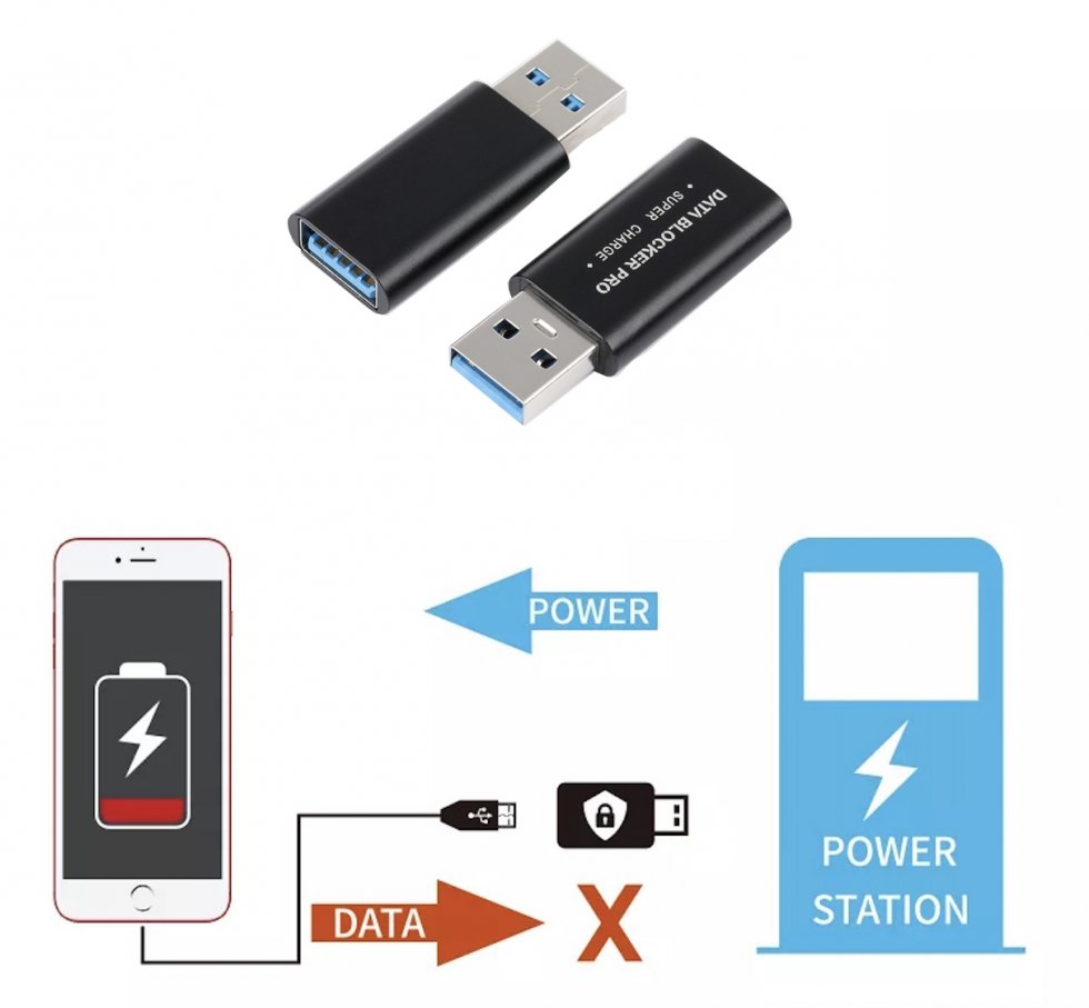 USB चार्जिंग के दौरान मोबाइल स्मार्टफोन के लिए सुरक्षा - डेटा ब्लॉकर प्रो